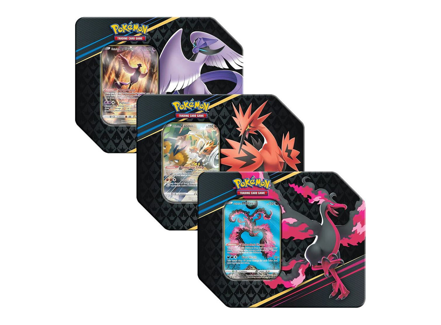 Crown Zenith Tin Set of 3