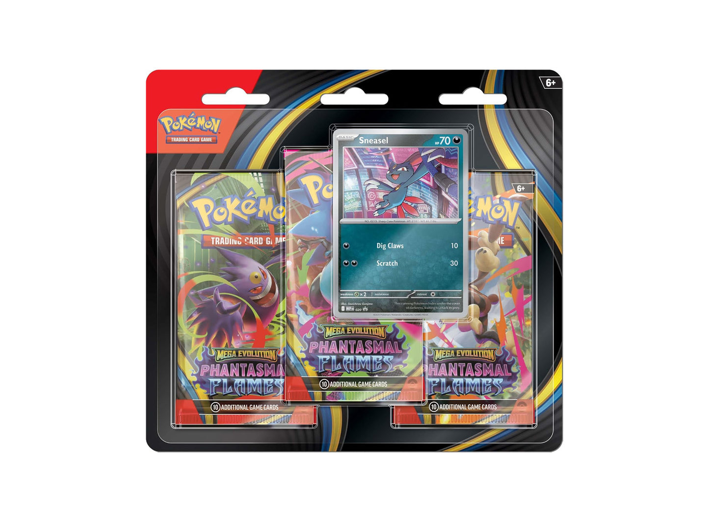 Mega Evolutions Phantasmal Flames 3 Pack Blister