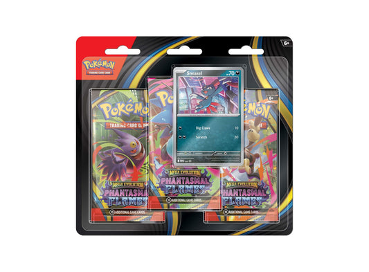 Mega Evolutions Phantasmal Flames 3 Pack Blister