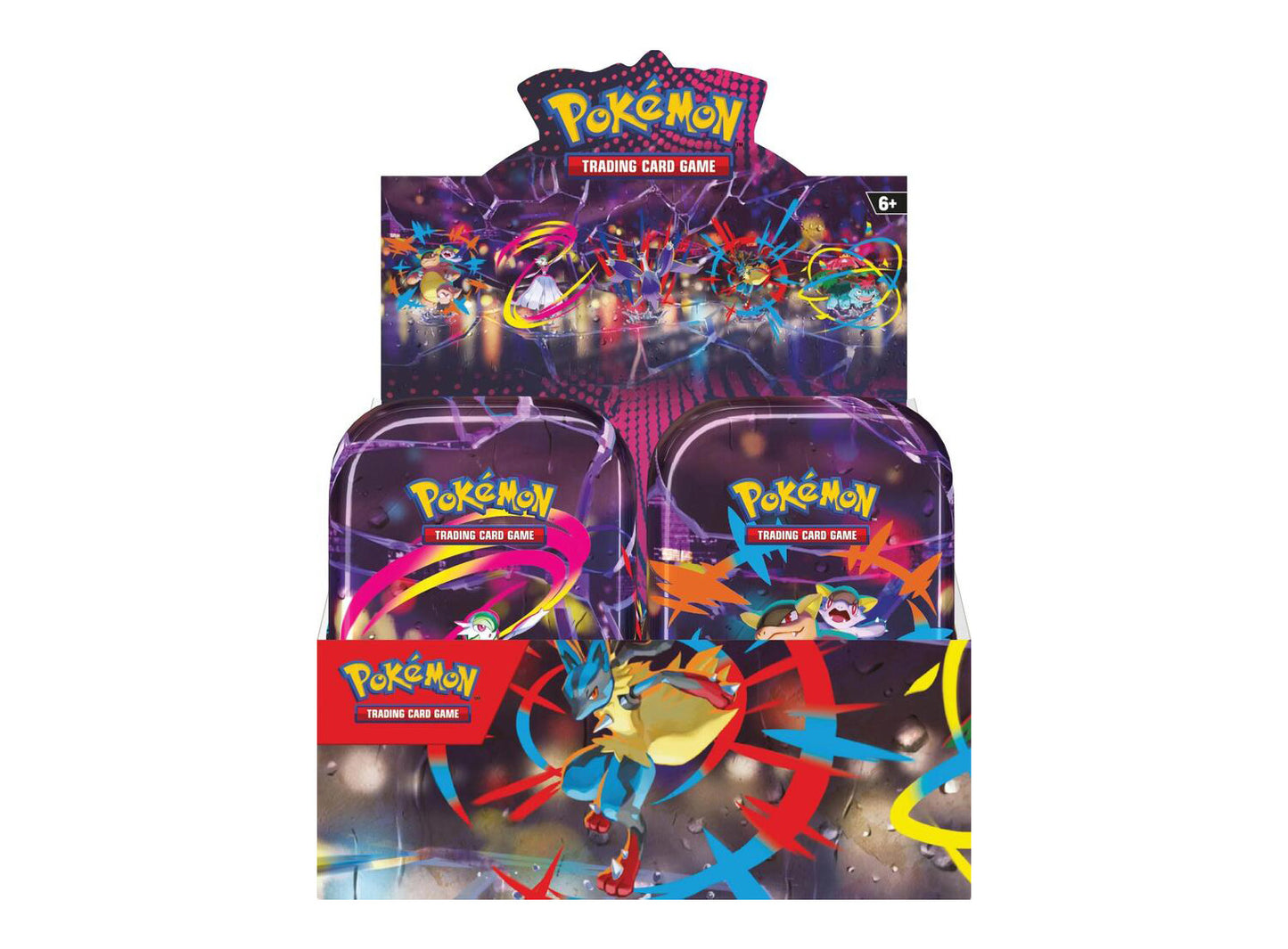 Mega Heroes Mini Tin Display: Mega Evolution (x10)