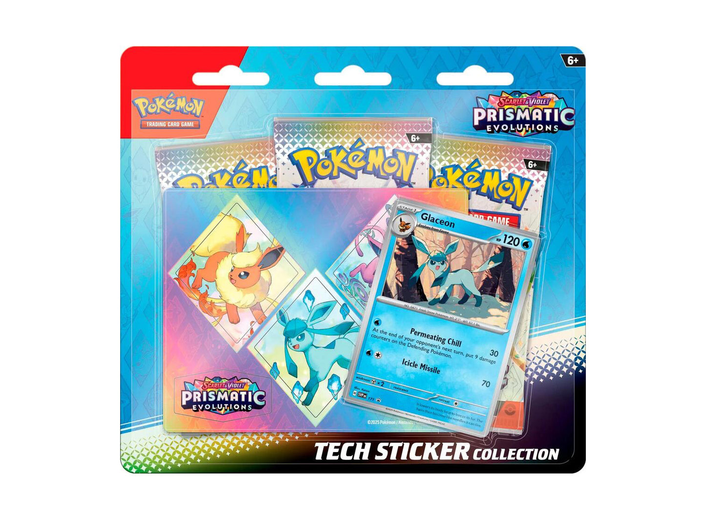 Prismatic Evolutions Tech Sticker Collection