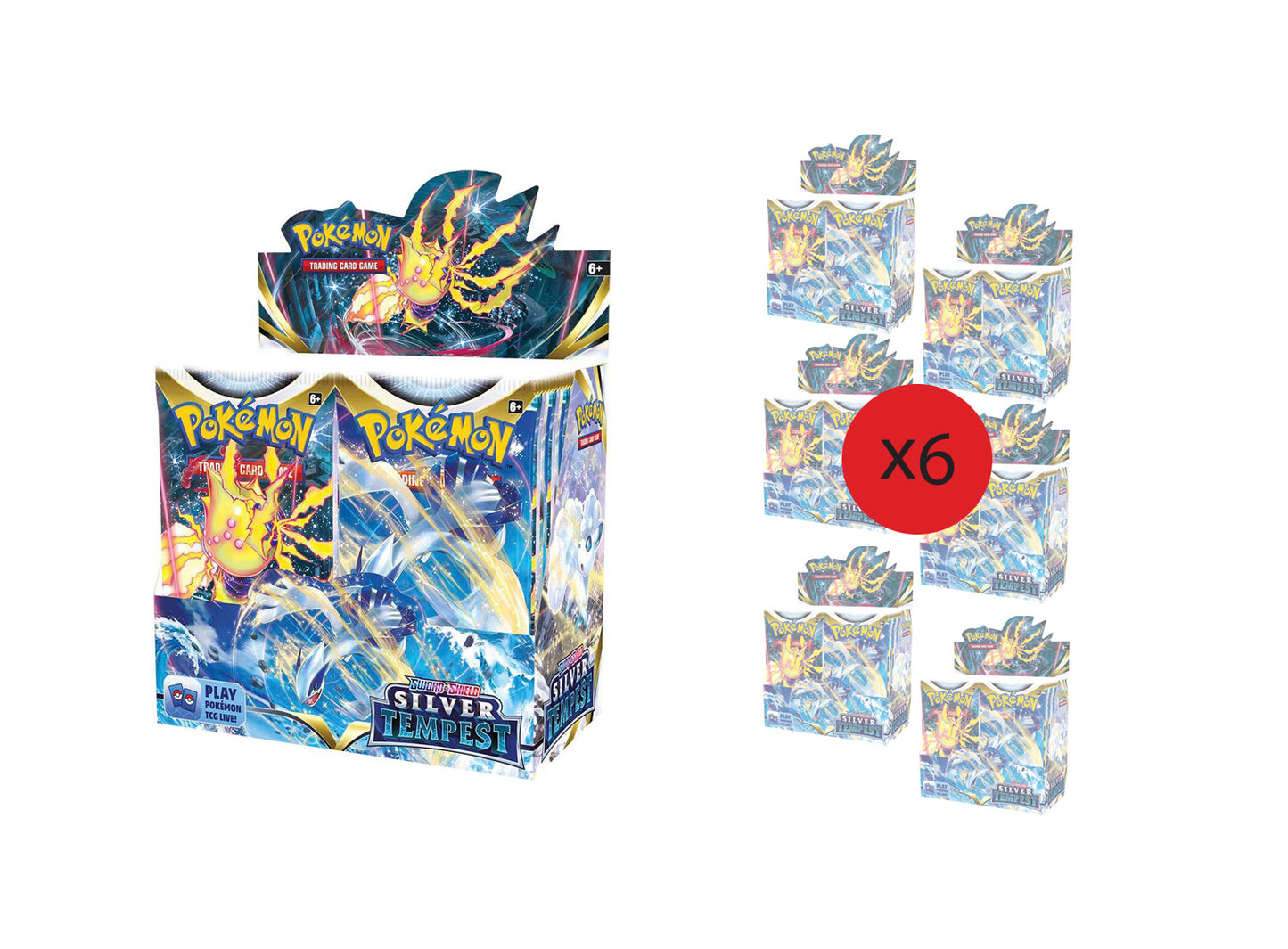 Silver Tempest Booster Box Case